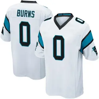 Carolina Panthers Nike Game Road Jersey - White - Brian Burns - Youth