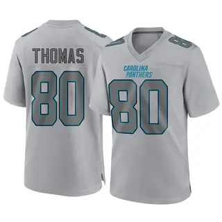 Carolina Panthers Ian Thomas Fanatics Authentic Game-Used #80 White Jersey  vs. Tampa Bay Buccaneers on