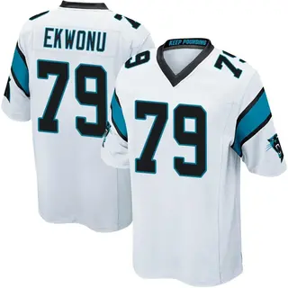 Ikem Ekwonu Carolina Panthers Women's Player Game Jersey - Black - Bluefink