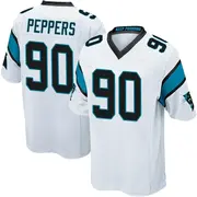 Men's Nike Brady Christensen Black Carolina Panthers Game Jersey