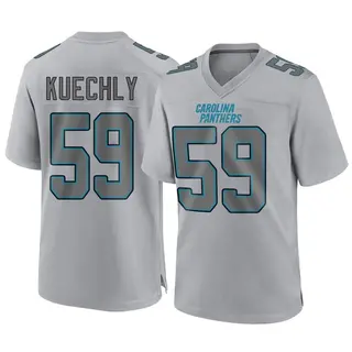 Carolina Panthers Luke Kuechly Jersey T-Shirt Dabbing Shadow Men's NWT