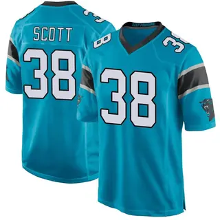 Carolina Panthers Nike Alternate Game Jersey - Blue - Miles