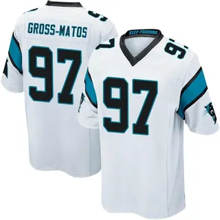 Women's Nike Yetur Gross-Matos Black Carolina Panthers Game Jersey Size: Small