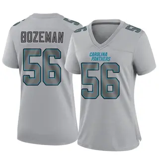 Men's Carolina Panthers Bradley Bozeman Nike Black Team Game Jersey