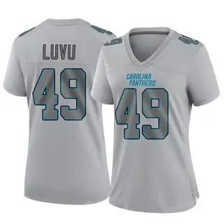 Big & Tall Game Men's Frankie Luvu Carolina Panthers Nike Atmosphere  Fashion Jersey - Gray