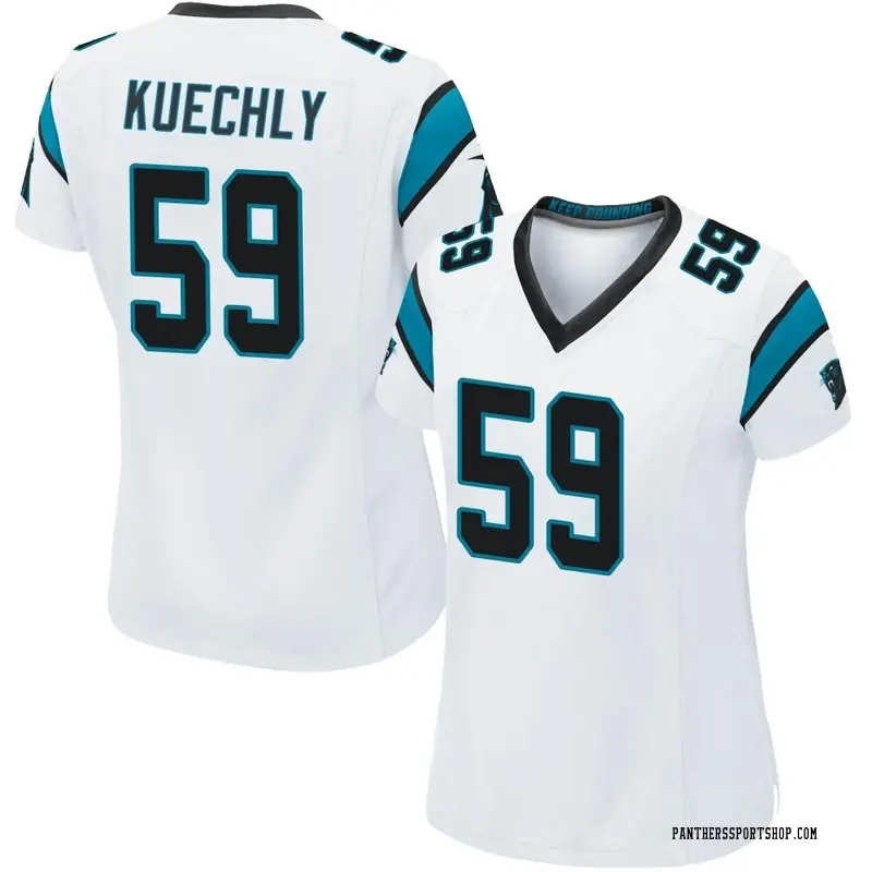 Youth Carolina Panthers Luke Kuechly Nike White Game Jersey