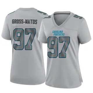 Yetur Gross-Matos Carolina Panthers Game-Used #97 Black Jersey vs