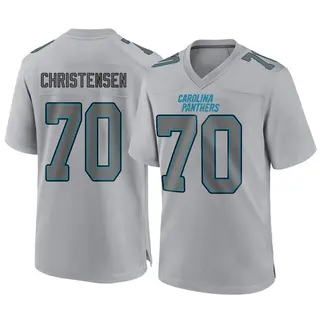 Men's Nike Brady Christensen Black Carolina Panthers Game Jersey