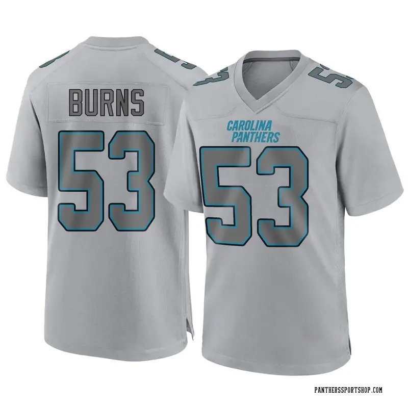 Carolina Panthers Nike Alternate Game Jersey - Blue - Brian Burns - Mens