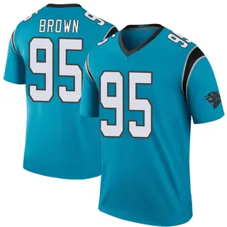 Women's Nike Derrick Brown Black Carolina Panthers Game Jersey