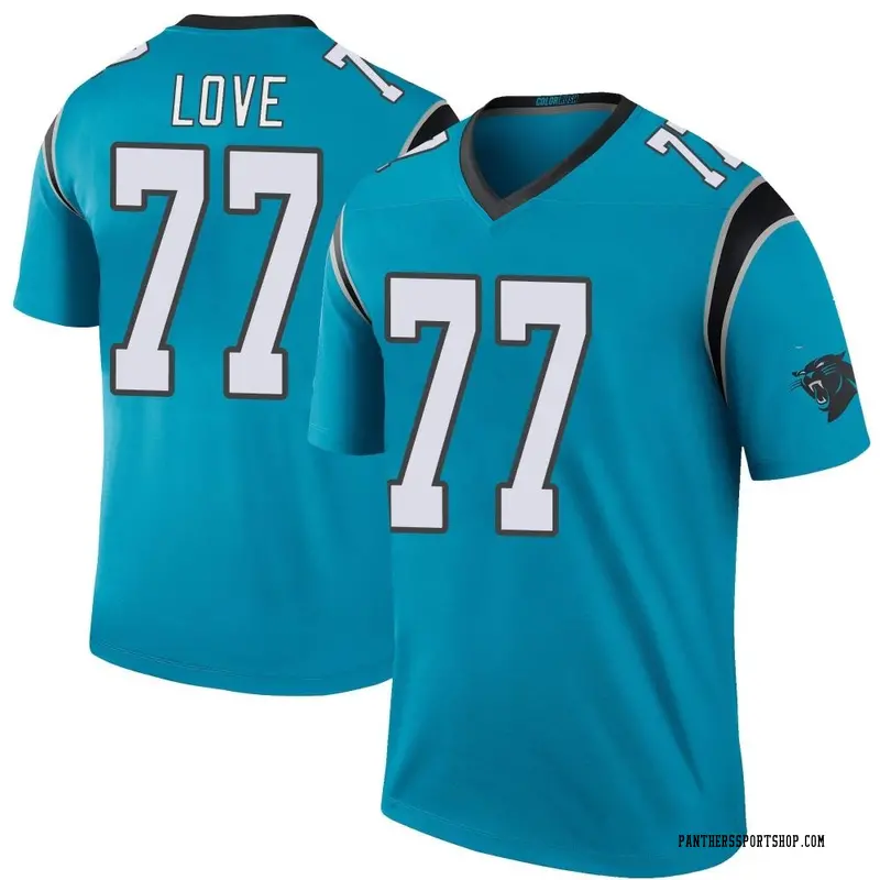 Legend Youth Kyle Love Carolina Panthers Nike Color Rush Jersey - Blue