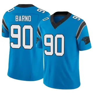 Amare Barno Youth Nike White Carolina Panthers Custom Game Jersey Size: Extra Large