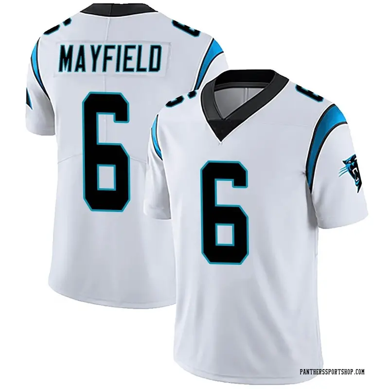 Baker Mayfield Jersey Men XXL White new w tags Carolina Panthers