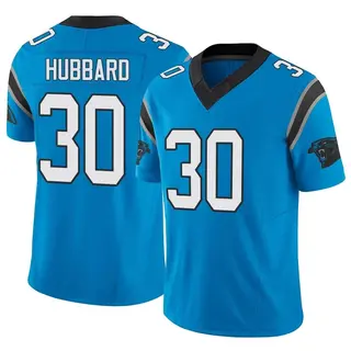 Chuba Hubbard Carolina Panthers Game-Used #30 White Jersey vs. Buffalo Bills  on December 19 2021