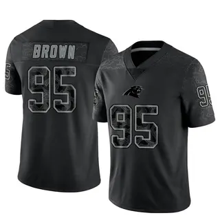 Nike Men's Nike Derrick Brown Black Carolina Panthers Player Game