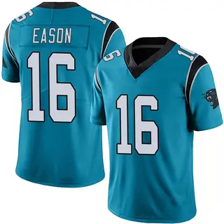 Men's Nike Jacob Eason Black Carolina Panthers Game Player Jersey in 2023