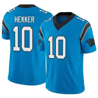 Johnny Hekker Youth Nike Black Carolina Panthers Custom Game Jersey Size: Medium