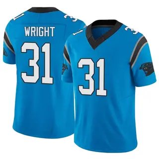 Men's Nike D.J. Moore Blue Carolina Panthers Vapor F.U.S.E. Limited Jersey