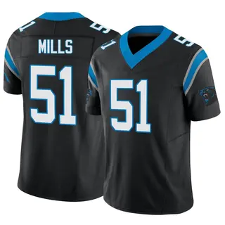 NFL Carolina Panthers RFLCTV (Sam Mills) Men's Fashion Football Jersey.