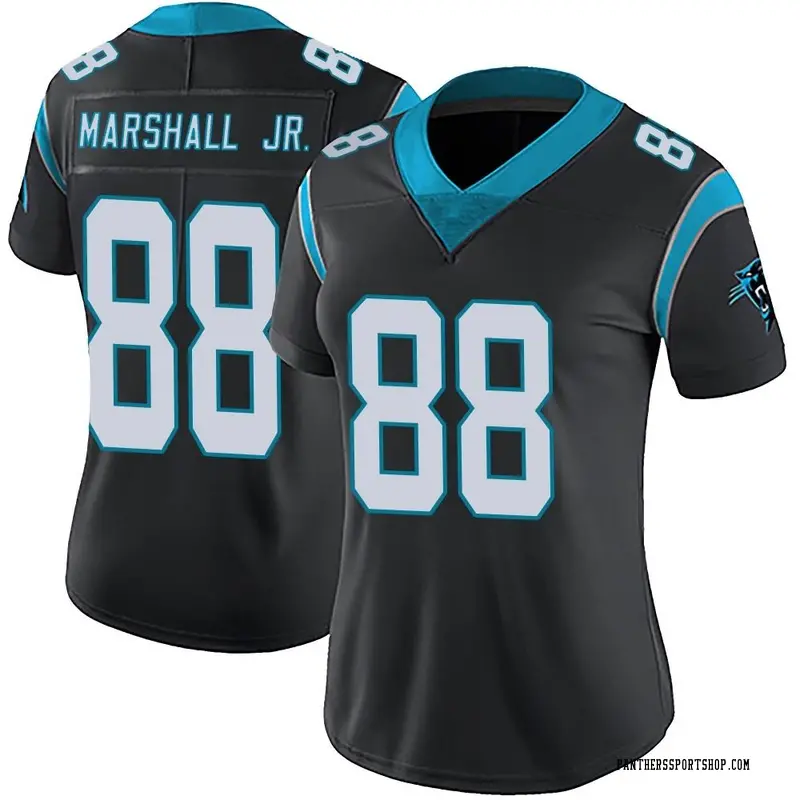 Men's Carolina Panthers Calvin Throckmorton Nike Black Team Game