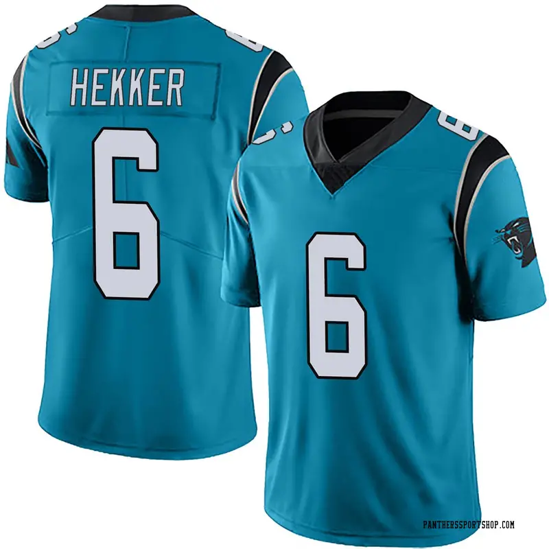 Men's Nike Johnny Hekker Black Carolina Panthers Game Player Jersey